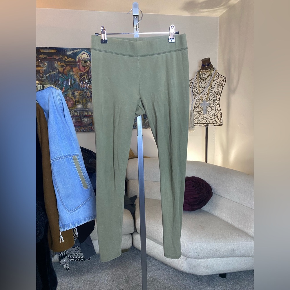 Aerie Olive Green Army Soft Yoga Leggings Pants Sz S NWOT
